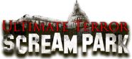 Ultimate Terror Scream Park logo on mobile.